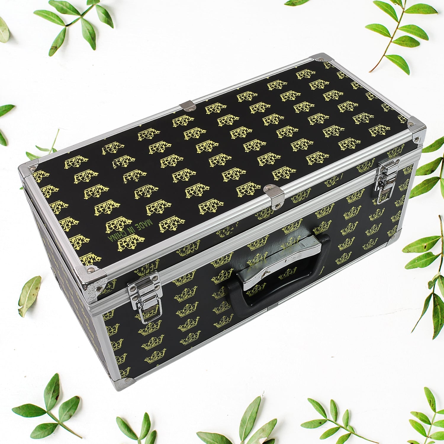 Wooden & Aluminium Multipurpose Portable Suitcase Travel Tool Box (38×17×18 Cm / 1 Pc) Wooden & Aluminium Multipurpose Portable Suitcase Travel Tool Box (38×17×18 Cm / 1 Pc)